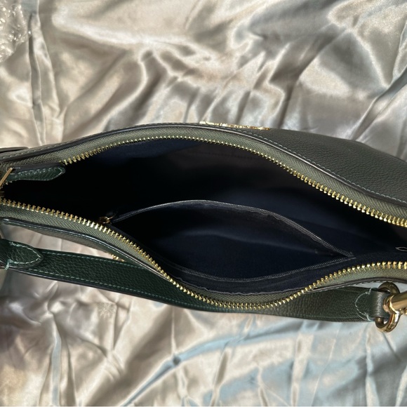 SOLD🌹Coach Teri Hobo • LIMITED EDITION Pebbled Leather WINTER GREEN Shoulder Bag - Picture 10 of 15